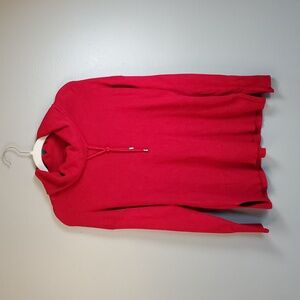 Jones NY women's small, red sweater. Cowneck, long sleeve. Size small